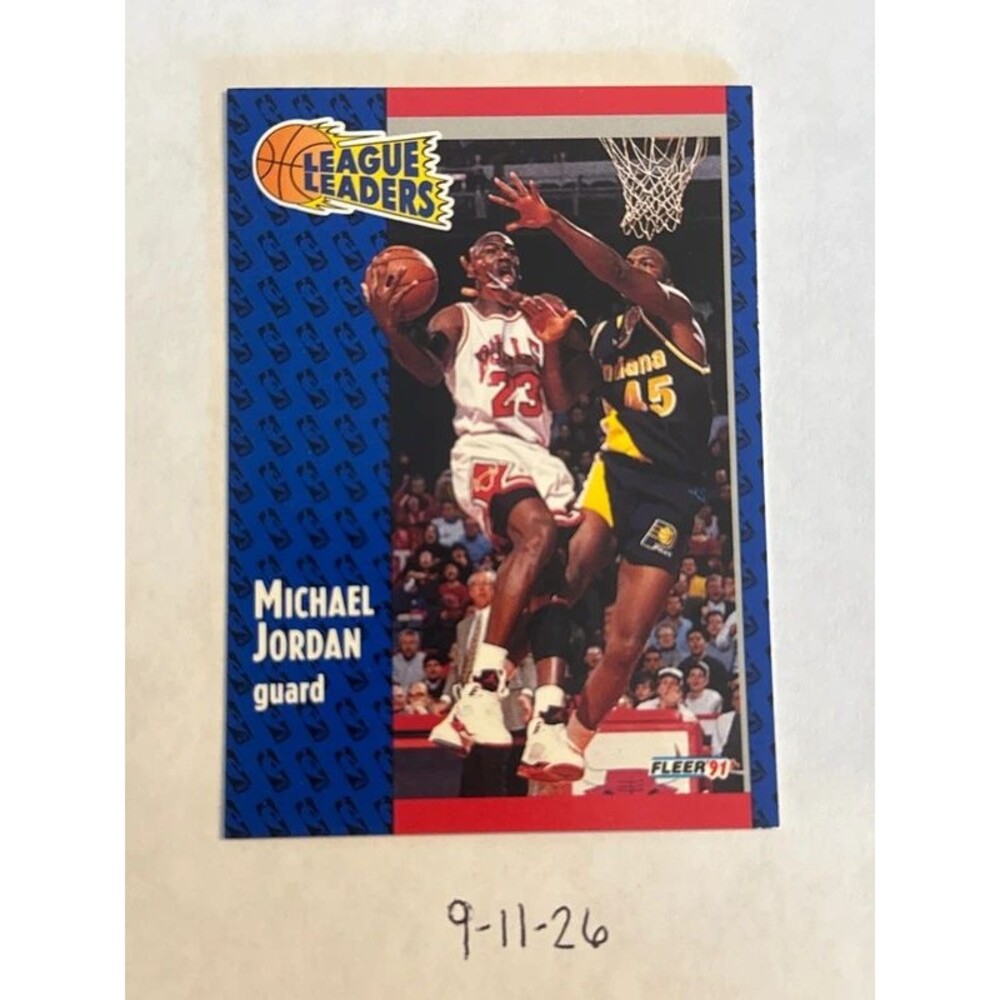 1991 Fleer Michael Jordan League Leaders #220